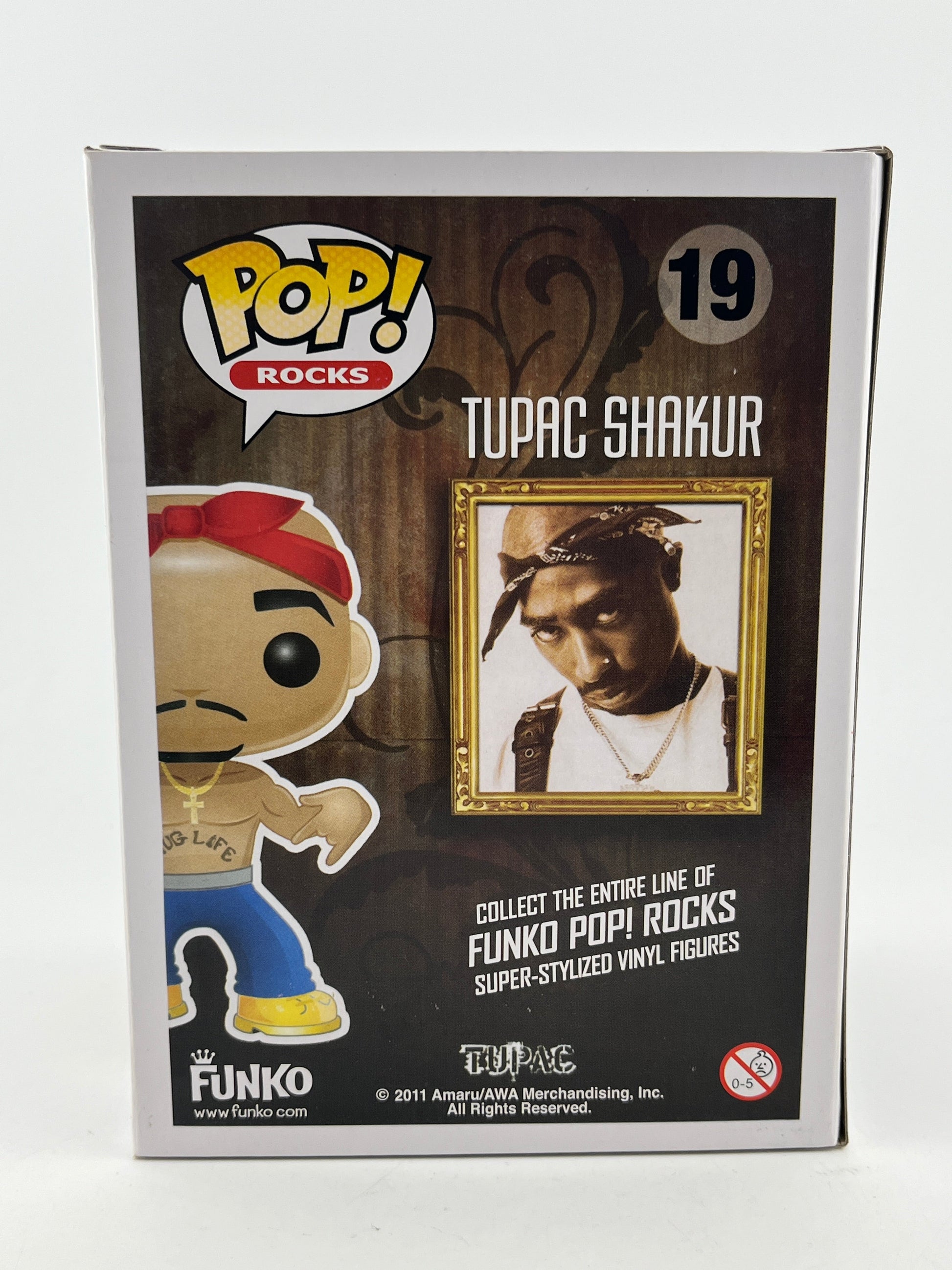 Funko POP! Rocks - Tupac Shakur - #19 Tupac - Rare Vinyl Collectable FRENLY BRICKS - Open 7 Days
