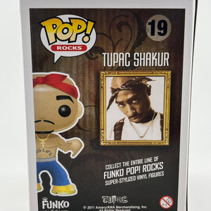 Funko POP! Rocks - Tupac Shakur - #19 Tupac - Rare Vinyl Collectable FRENLY BRICKS - Open 7 Days