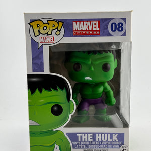 Funko POP! Marvel - Hulk #08 - Vinyl Collectable FRENLY BRICKS - Open 7 Days