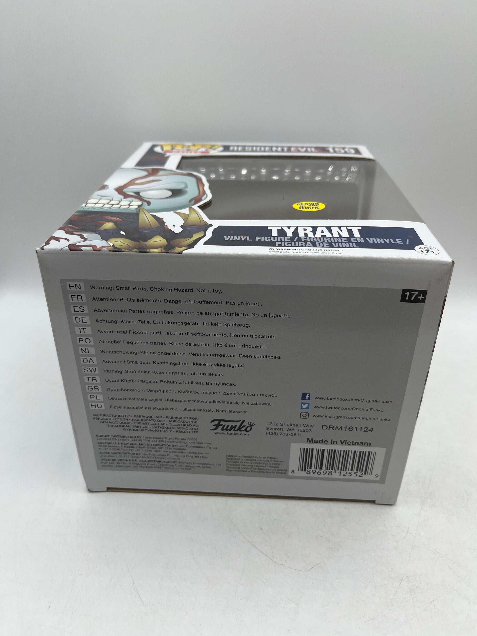 Pop! Funko Tyrant #159 Resident Evil 6" Glow In The Dark Exclusive Vaulted FRENLY BRICKS - Open 7 Days