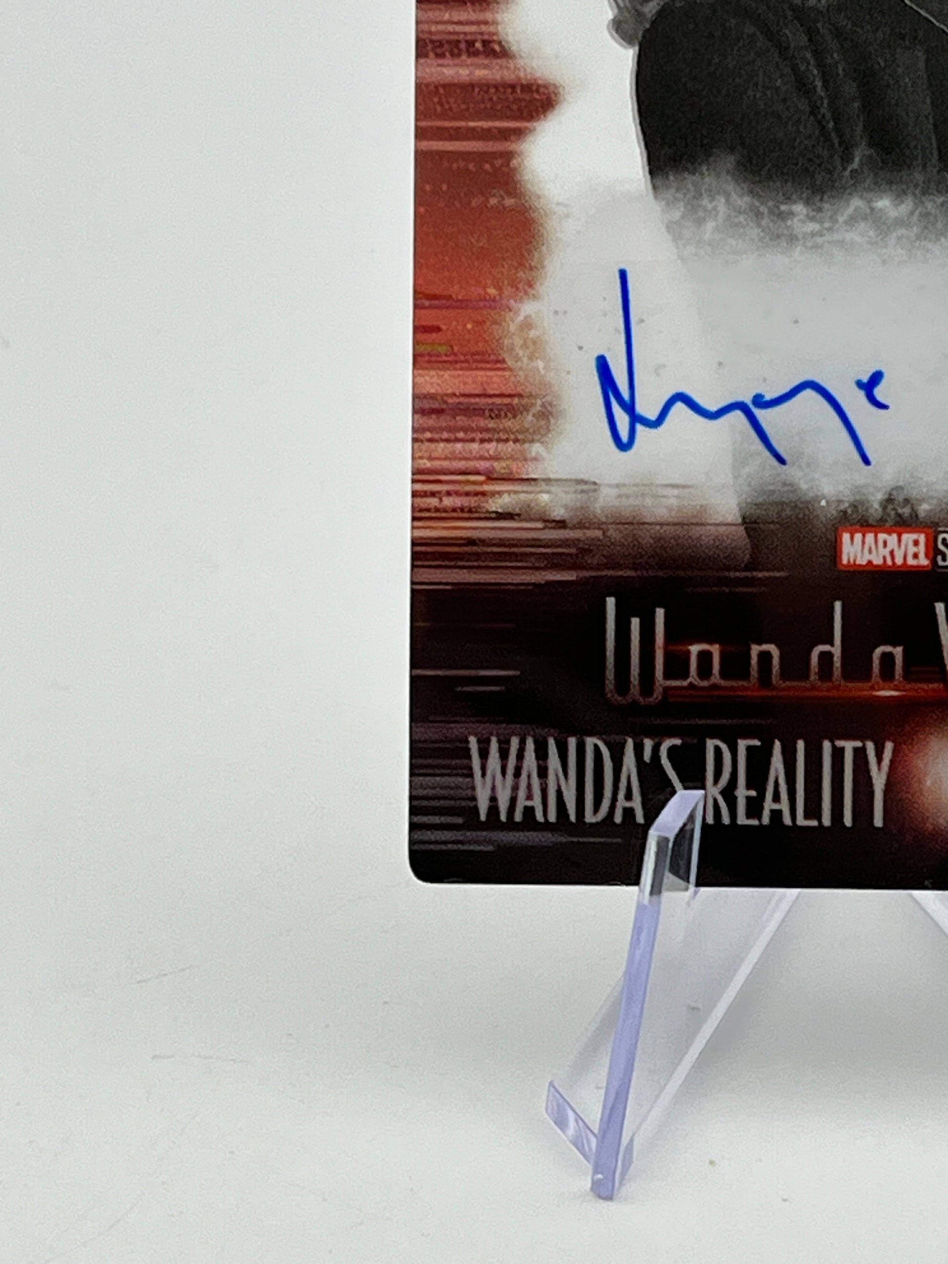 Upper Deck Marvel Wandavision - Elizabeth Olsen As Wanda Auto 17/25 Wanda's Reality FRENLY BRICKS - Open 7 Days