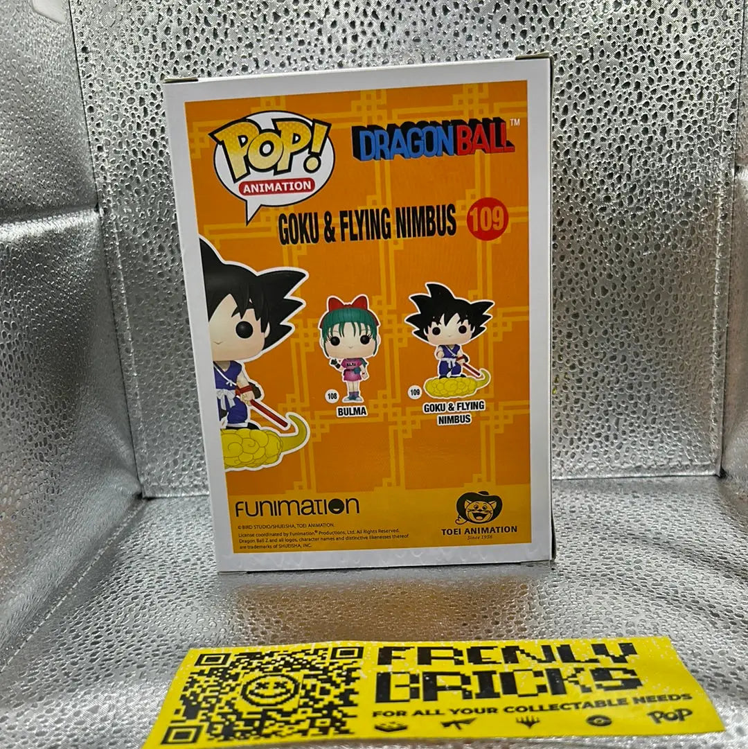 Pop Vinyl Dragon Ball Z 109 Goku &Flying Nimbus FRENLY BRICKS - Open 7 Days