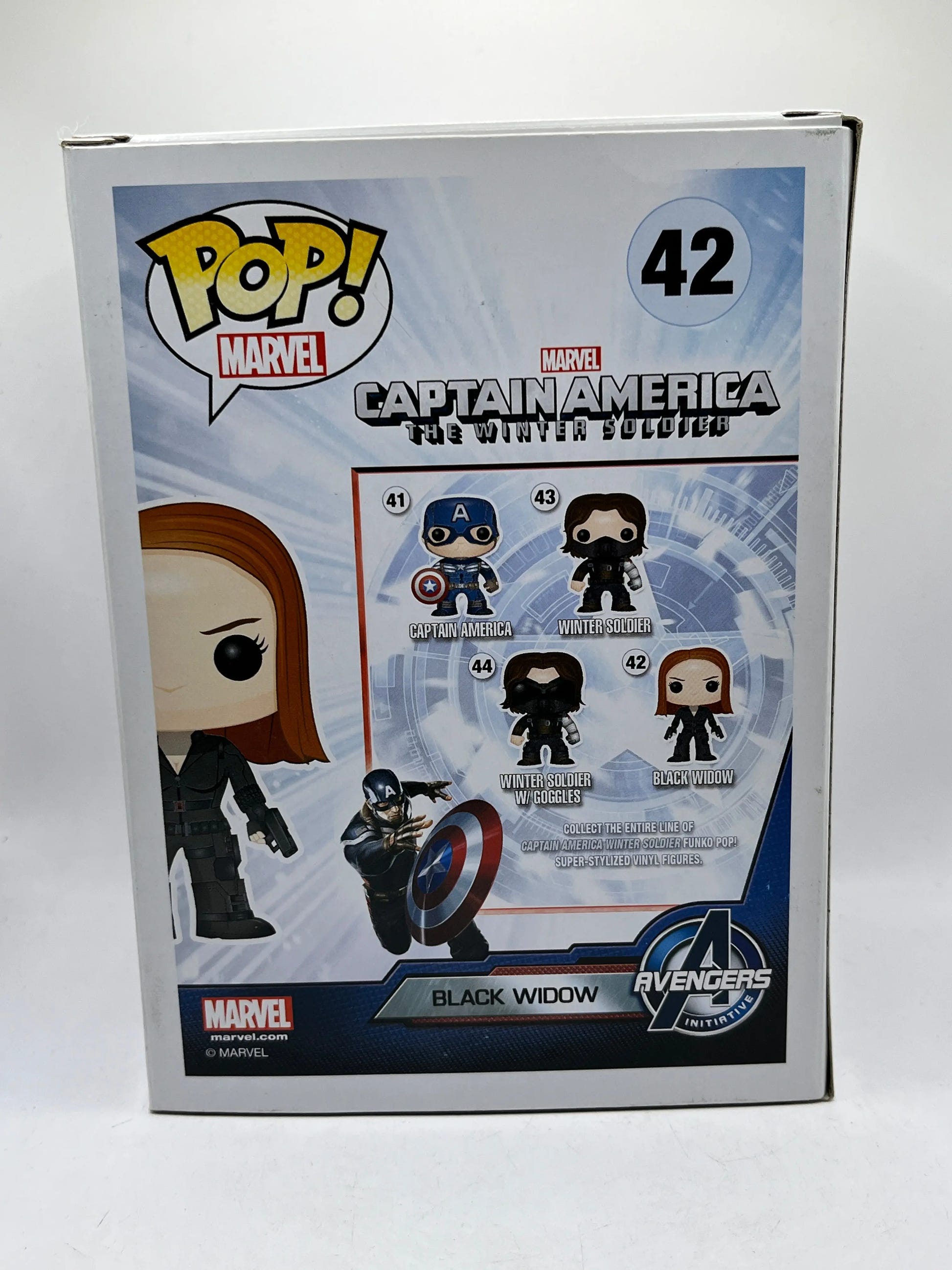 Funko POP! Marvel Captain America The Winter Solider - Black Widow #42 FRENLY BRICKS - Open 7 Days image 3