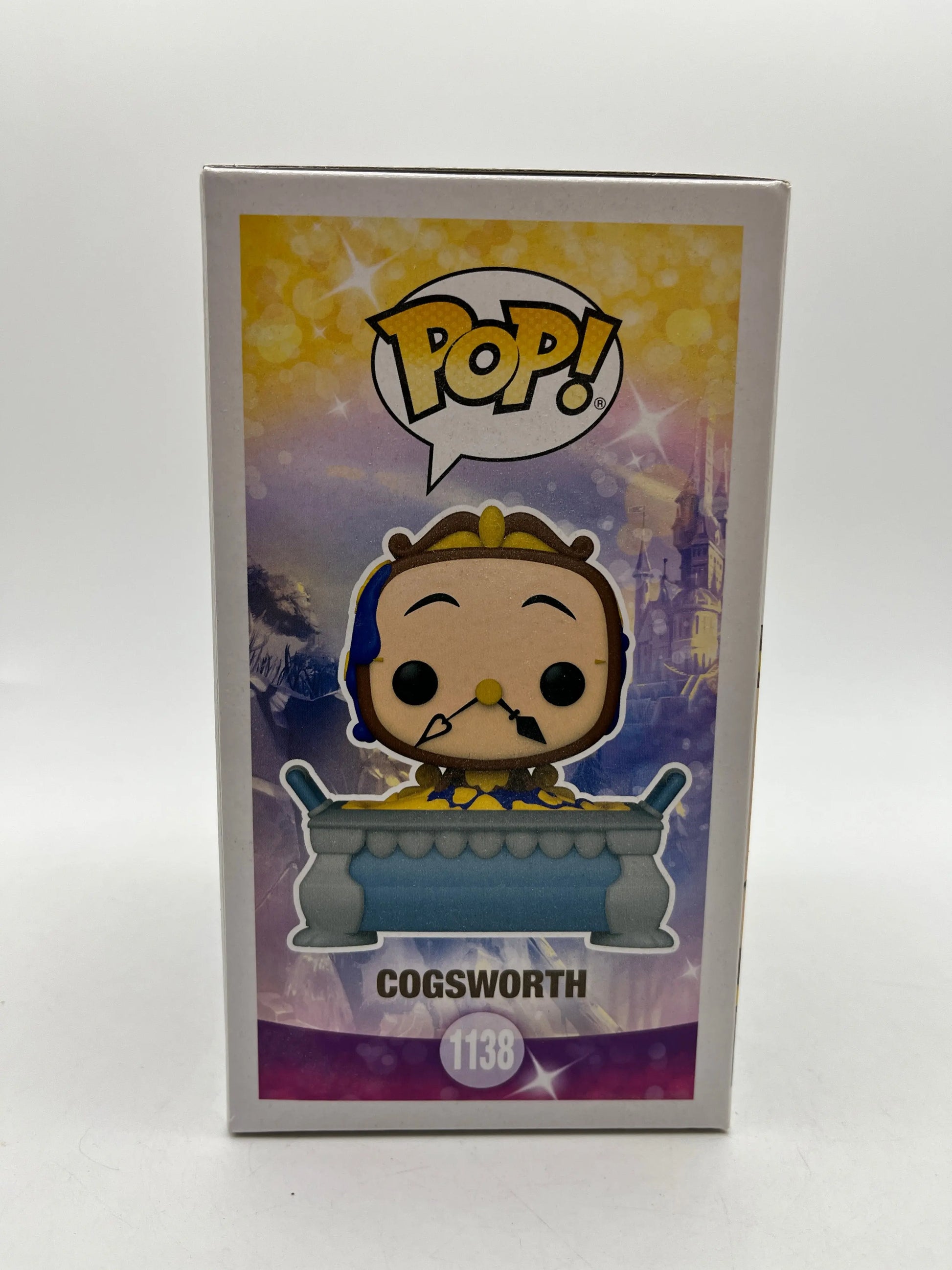 Funko POP! Disney Beauty and the Beast Cogsworth #1138 - 30th Anniversary Edition FRENLY BRICKS - Open 7 Days