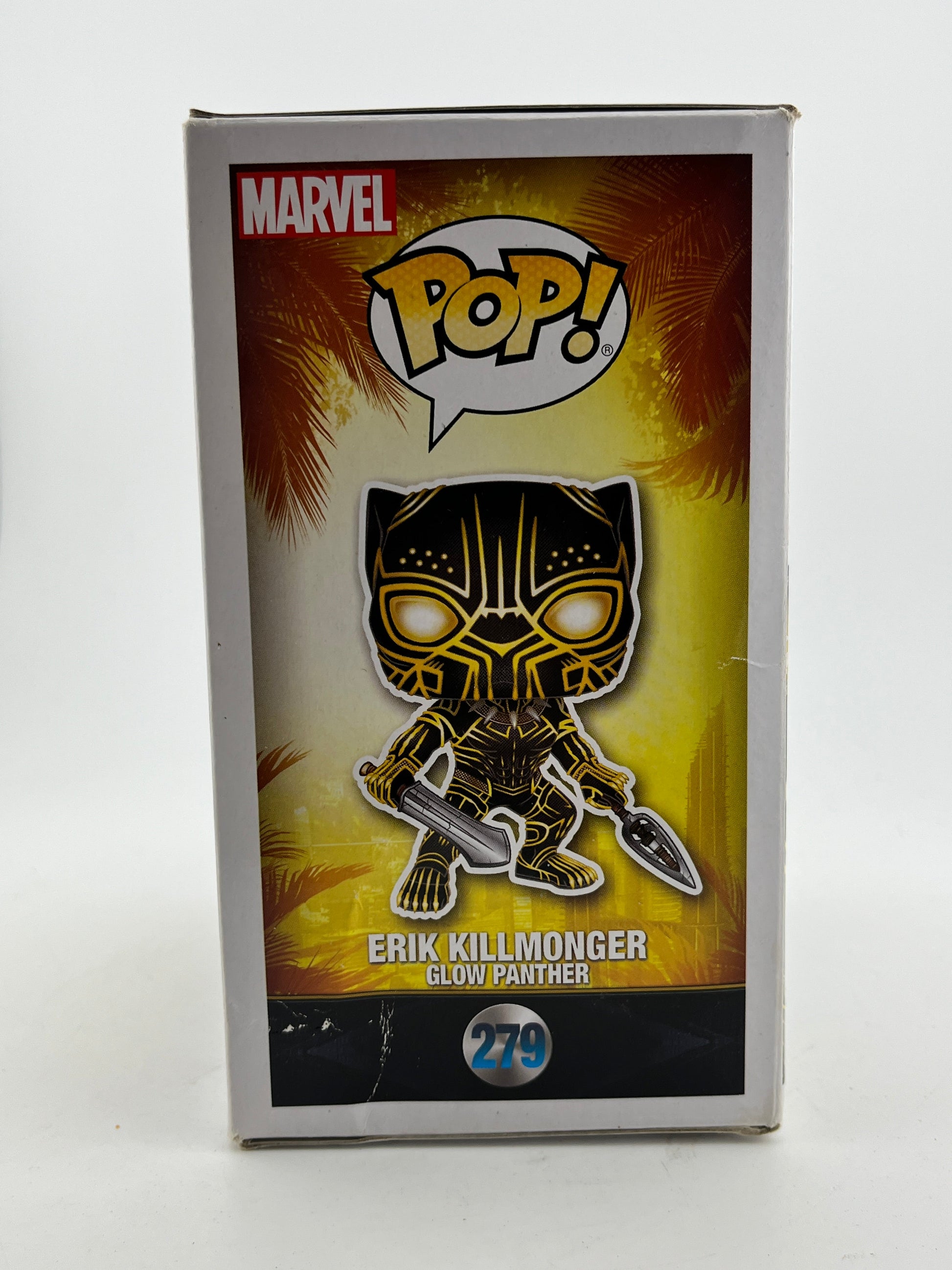 Funko POP! Marvel Black Panther - Erik Killmonger #279 - Glow Vinyl Collectable FRENLY BRICKS - Open 7 Days