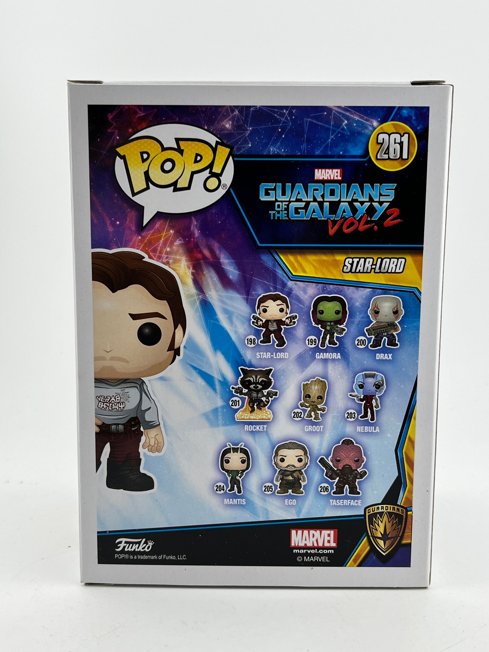 Funko POP! Marvel Guardians Of The Galaxy Vol. 2 - Star-Lord  #261 - Vinyl Collectable FRENLY BRICKS - Open 7 Days