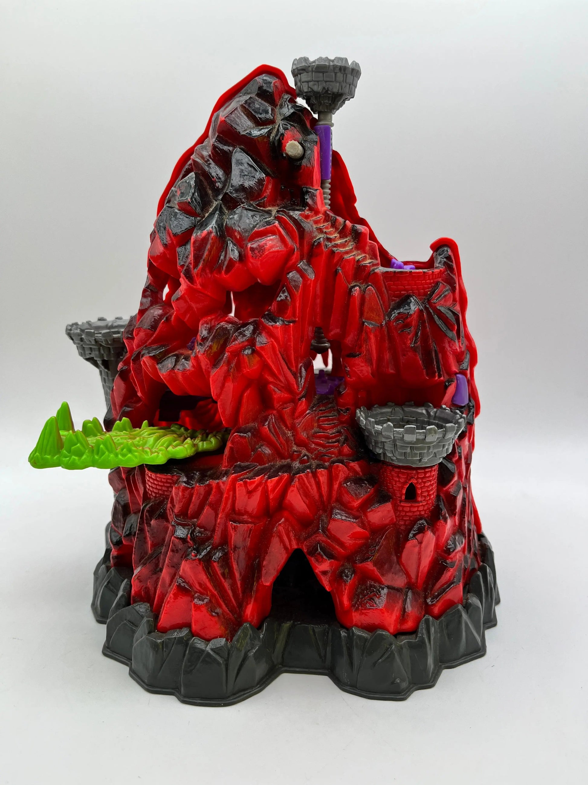 Vintage 1992 Bluebird Mighty Max Skull Mountain Volcano Playset + Accessories FRENLY BRICKS - Open 7 Days