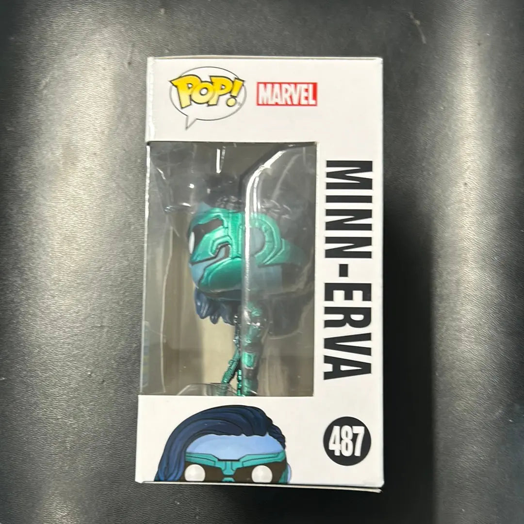 Pop Vinyl Marvel #487 Minn-Erva FRENLY BRICKS - Open 7 Days