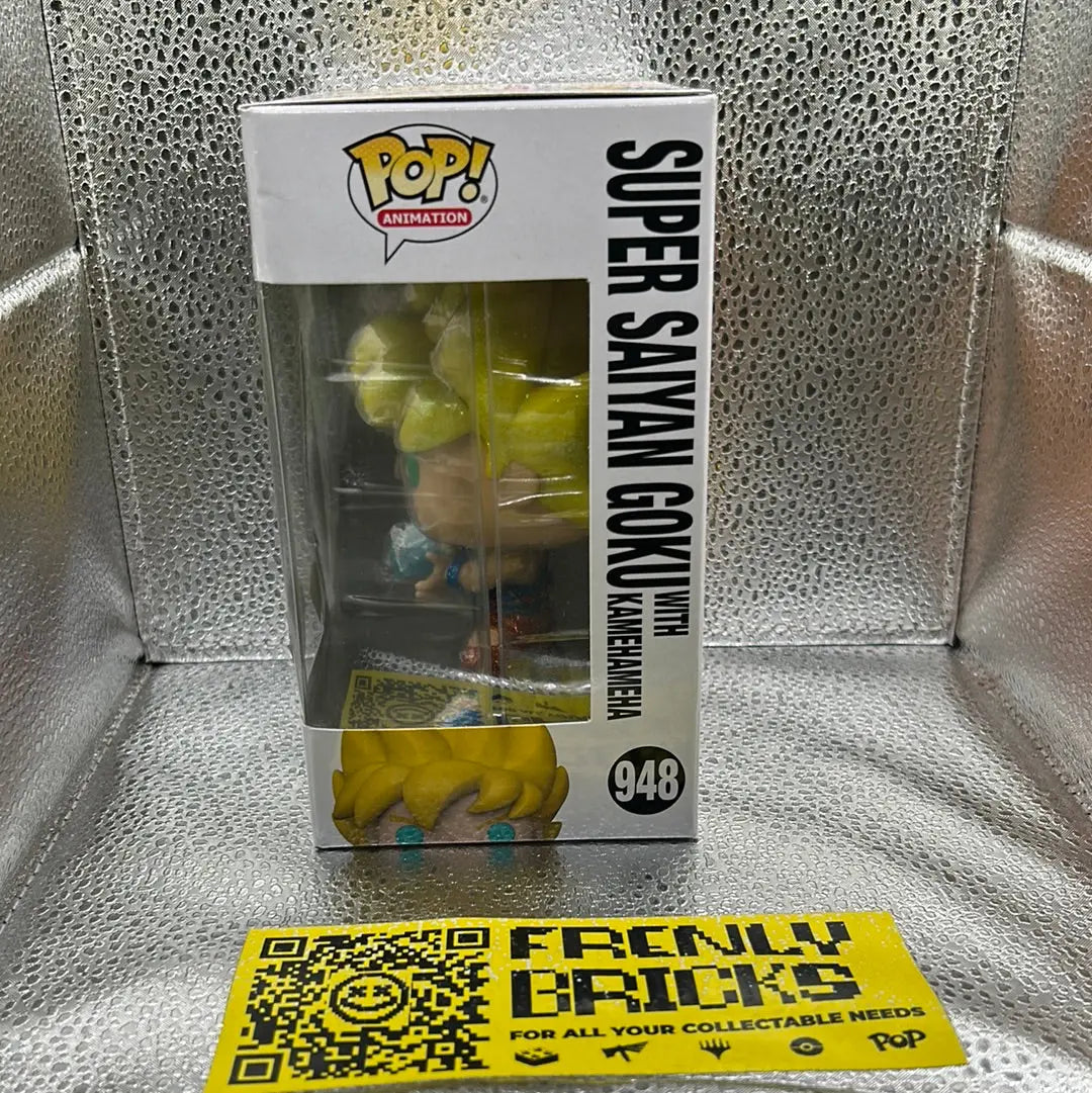 Pop Vinyl Dragon Ball Z 948 Super Saiyan Goku With Kamehameha FRENLY BRICKS - Open 7 Days