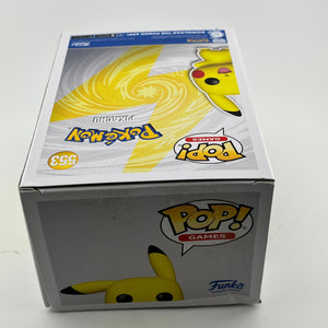 Funko POP! Games Pokémon - Pickachu #553 - Flocked Special Edition *Damaged Box See Photo* FRENLY BRICKS - Open 7 Days