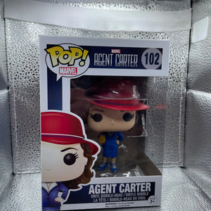 Agent Carter (Gold Orb) 102 ~ Marvel ~ Funko Pop Vinyl RARE FRENLY BRICKS - Open 7 Days