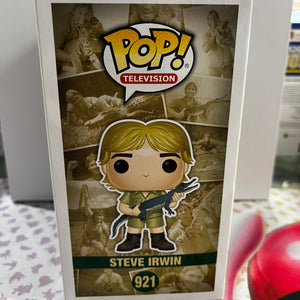 Funko Pop Vinyl Television Australia Zoo Steve Irwin #921 FRENLY BRICKS - Open 7 Days