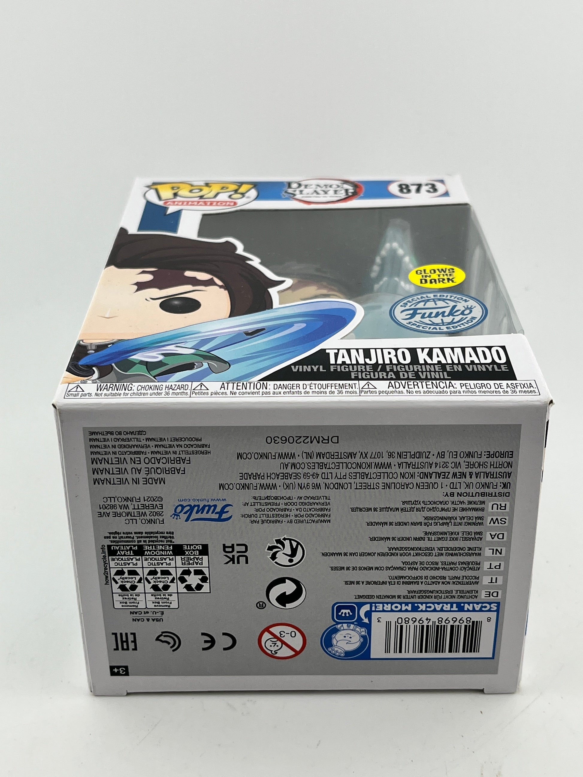 Funko POP! Animation Demon Slayer - Tanjiro Kamado #873 - Glow Special Edition FRENLY BRICKS - Open 7 Days
