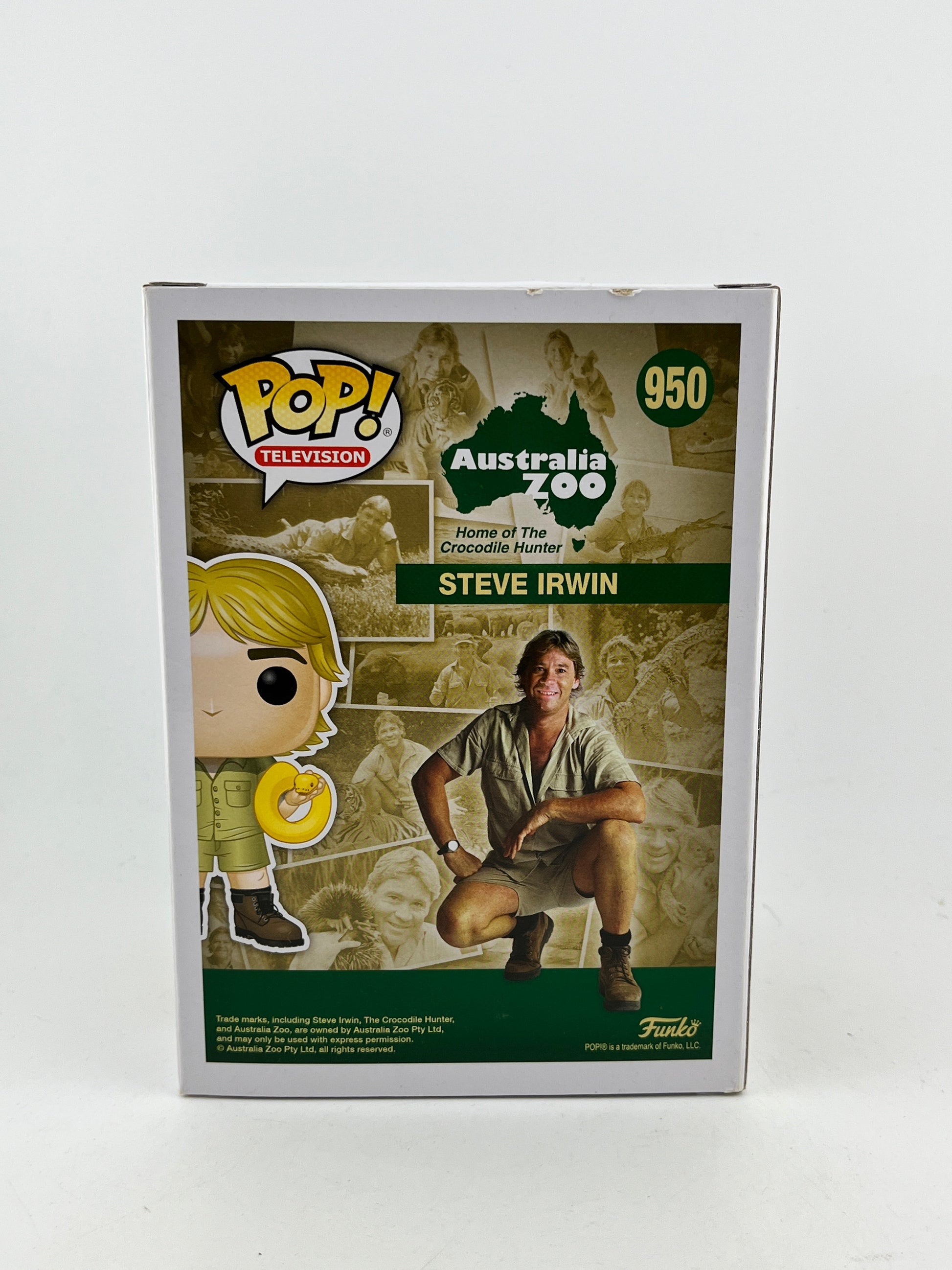 Funko POP! Television Australia Zoo - Steve Irwin #950 - Australia Zoo Exclusive FRENLY BRICKS - Open 7 Days