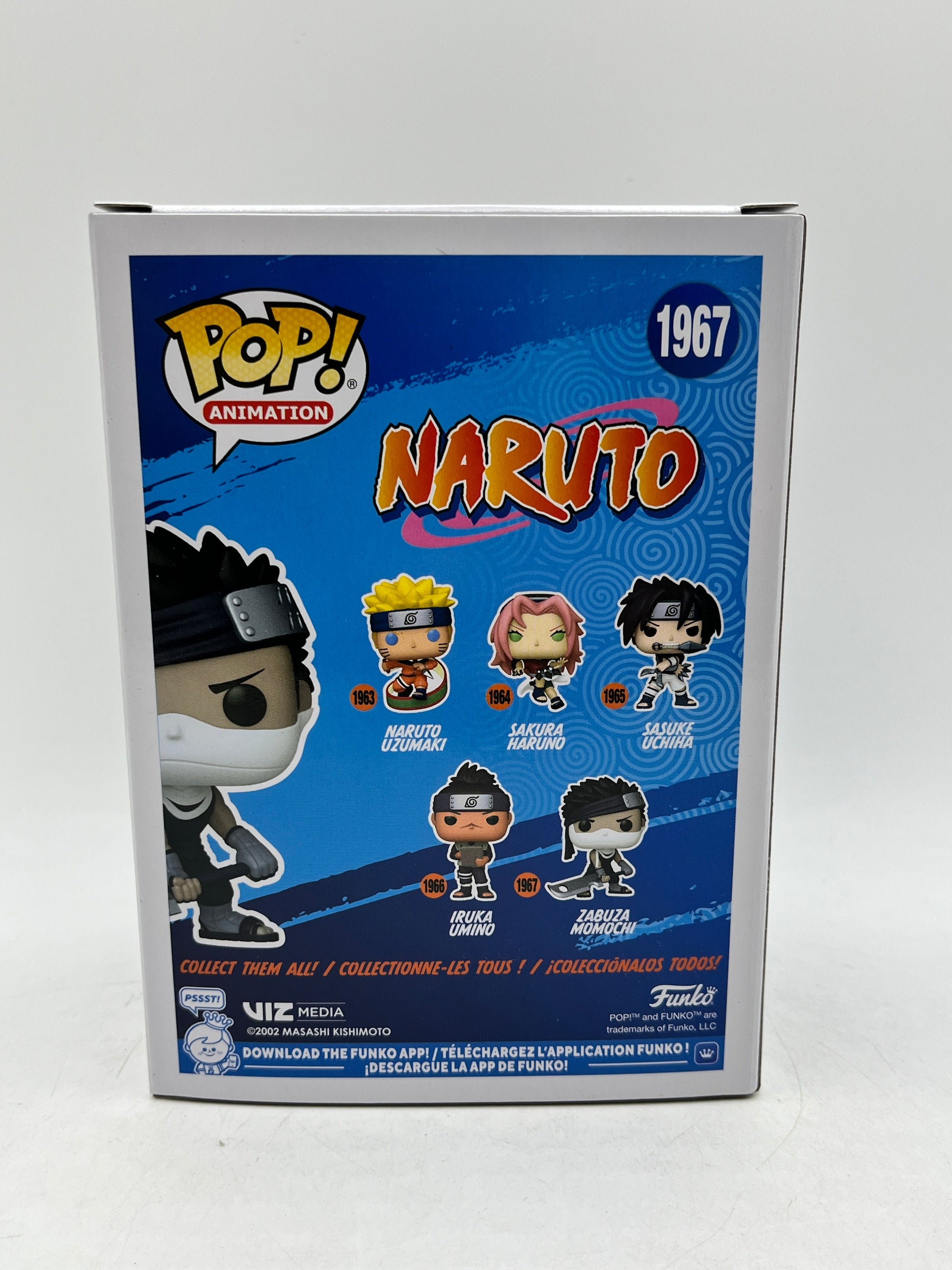 Funko POP! Animation Naruto Zabuza Momochi #1967 - Vinyl Collectable FRENLY BRICKS - Open 7 Days