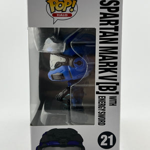 Funko POP! Games Halo - Spartan Mark V [B] With Energy Sword #21 - Vinyl Collectable FRENLY BRICKS - Open 7 Days