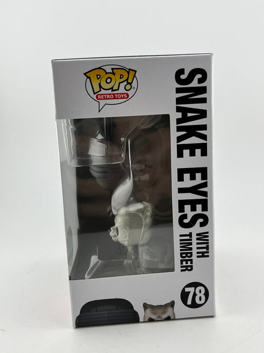 Funko POP! Retro Toys G.I.Joe - Snake Eyes With Timber #78 - Funko Exclusive FRENLY BRICKS - Open 7 Days