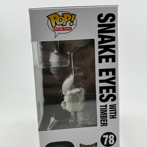 Funko POP! Retro Toys G.I.Joe - Snake Eyes With Timber #78 - Funko Exclusive FRENLY BRICKS - Open 7 Days
