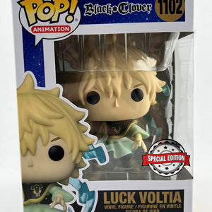Funko POP! Animation Black Clover - Luck Voltia #1102 - Special Edition - Vinyl Collectable FRENLY BRICKS - Open 7 Days