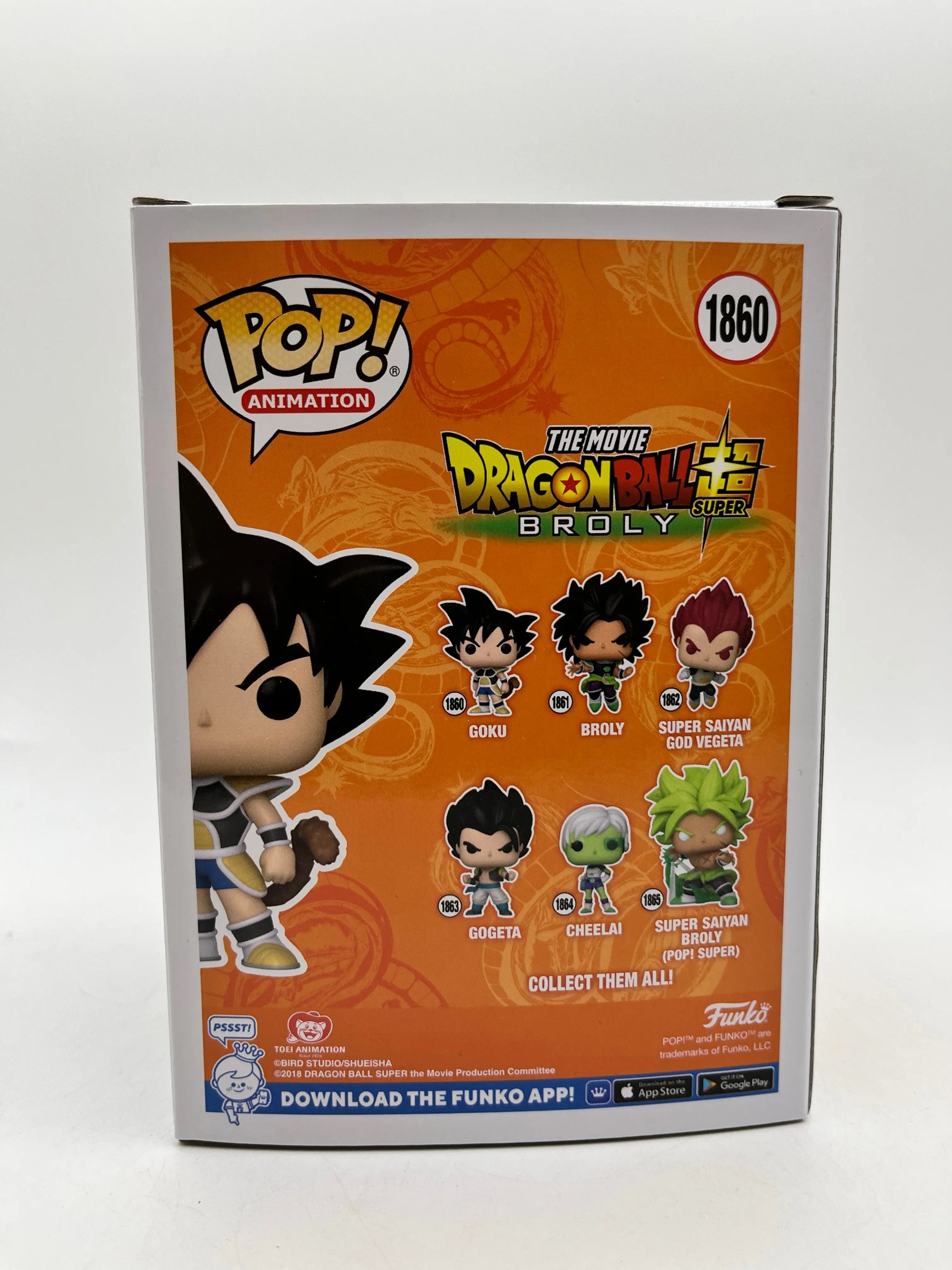 Funko POP! The Movie DragonBall Super Broly Goku #1860 - Vinyl Collectable FRENLY BRICKS - Open 7 Days