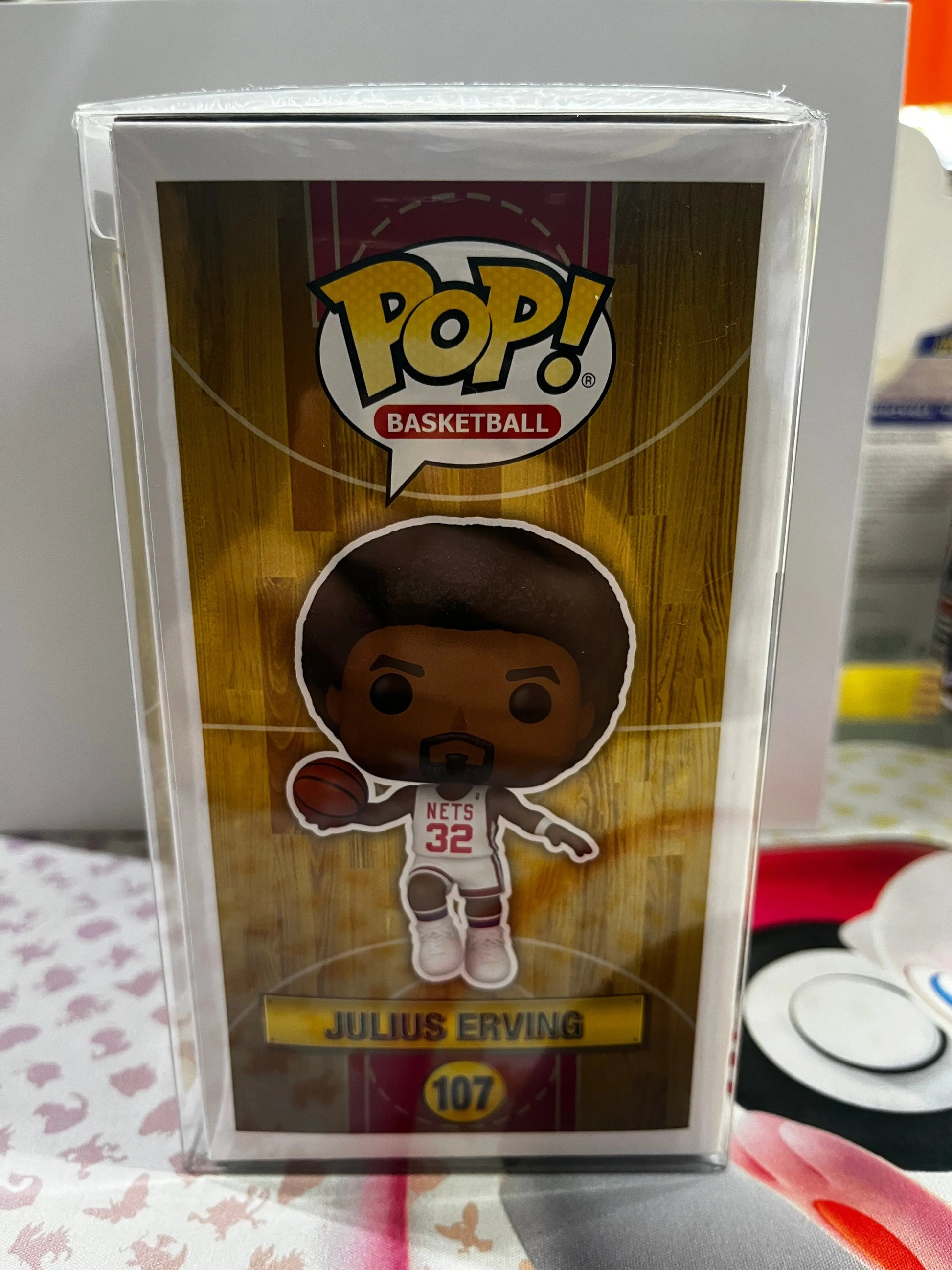 Funko Pop Vinyl Basketball NY Nets Julius Erving #107 FRENLY BRICKS - Open 7 Days