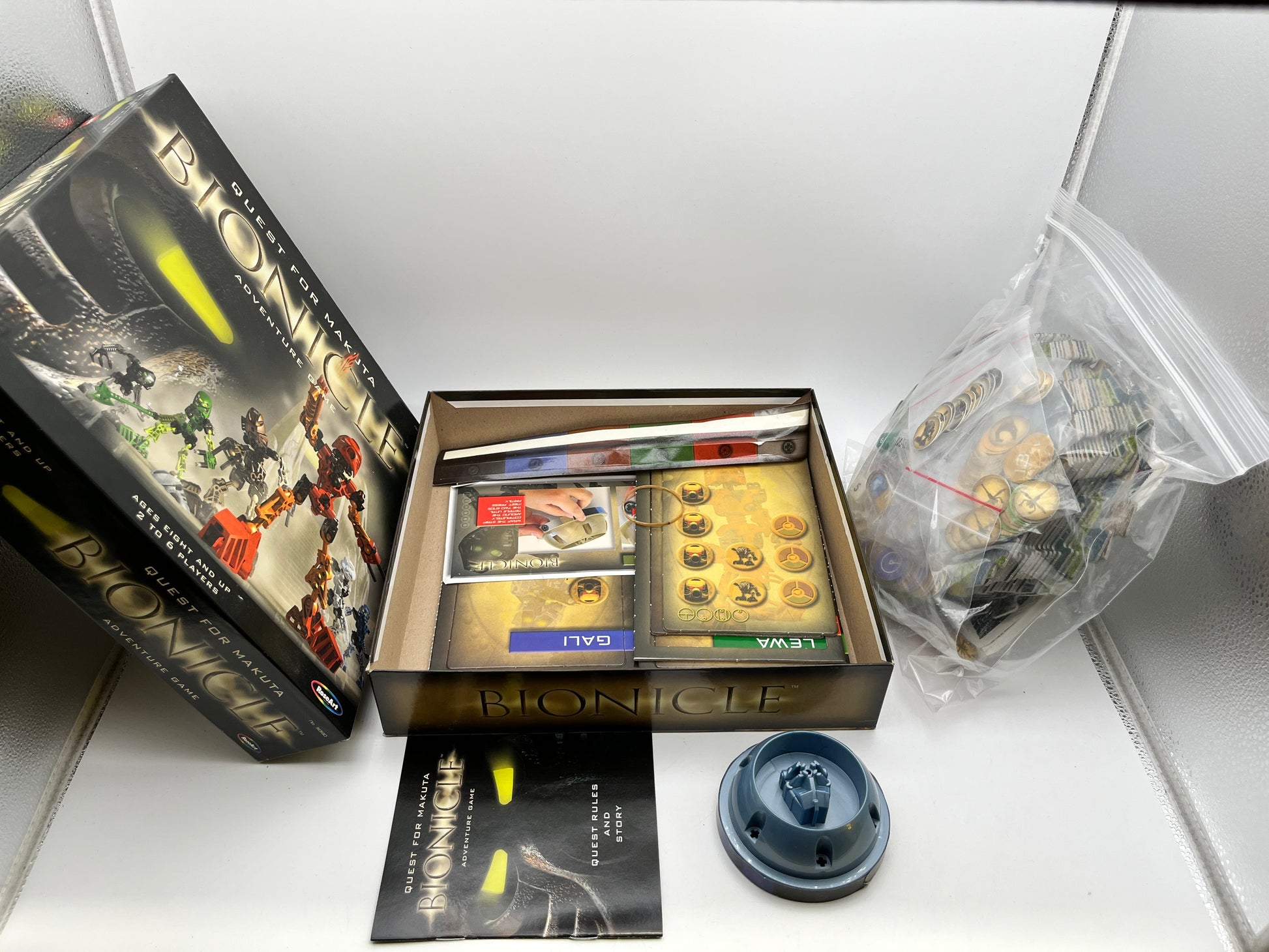 Lego Bionicles Quest For Makuta - Adventure Board Game - RoseArt FRENLY BRICKS - Open 7 Days