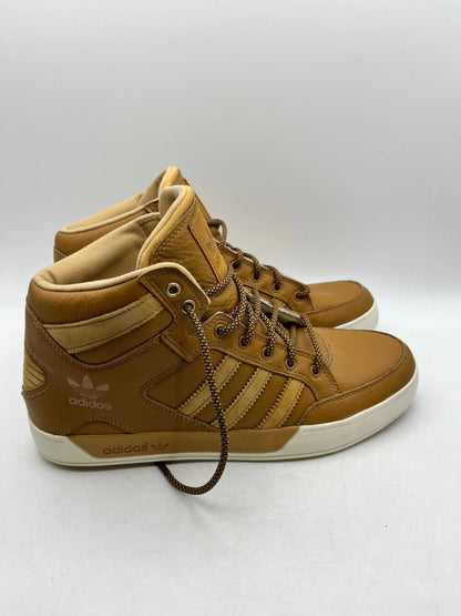 Adidas Tan Brown Leather High Top Shoes - Men’s US 10.5 - Used FRENLY BRICKS - Open 7 Days