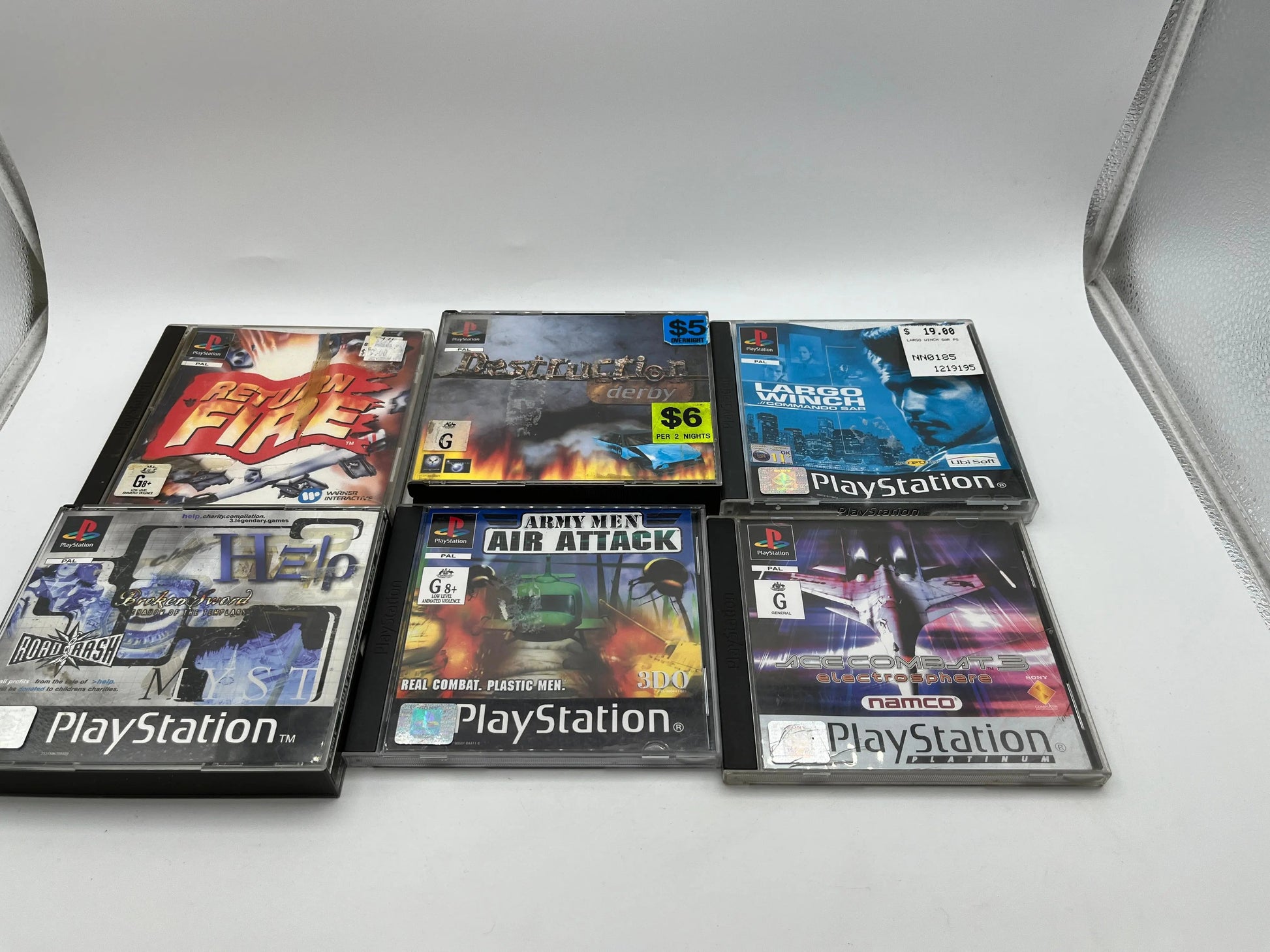PlayStation 1 Video Game Retro Bundle - Not Sealed Lot FRENLY BRICKS - Open 7 Days