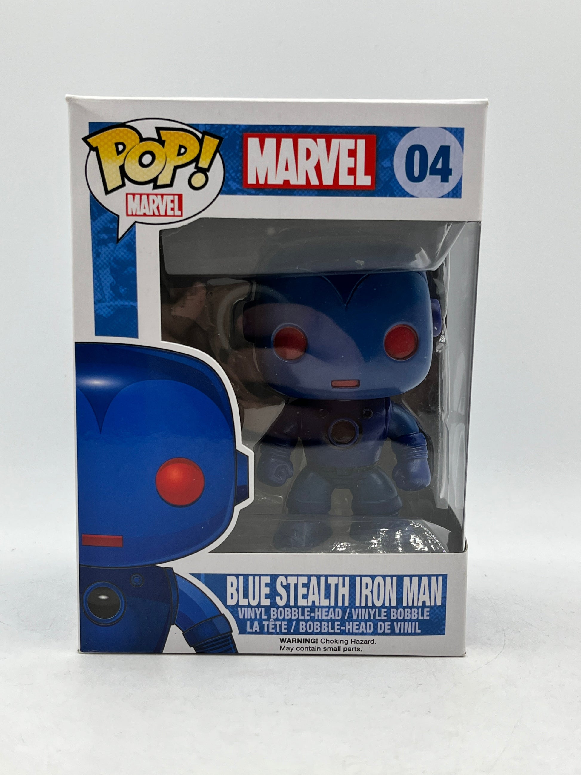 Funko POP! Marvel - Blue Stealth Iron Man #04 - Vinyl Collectable FRENLY BRICKS - Open 7 Days