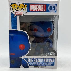 Funko POP! Marvel - Blue Stealth Iron Man #04 - Vinyl Collectable FRENLY BRICKS - Open 7 Days