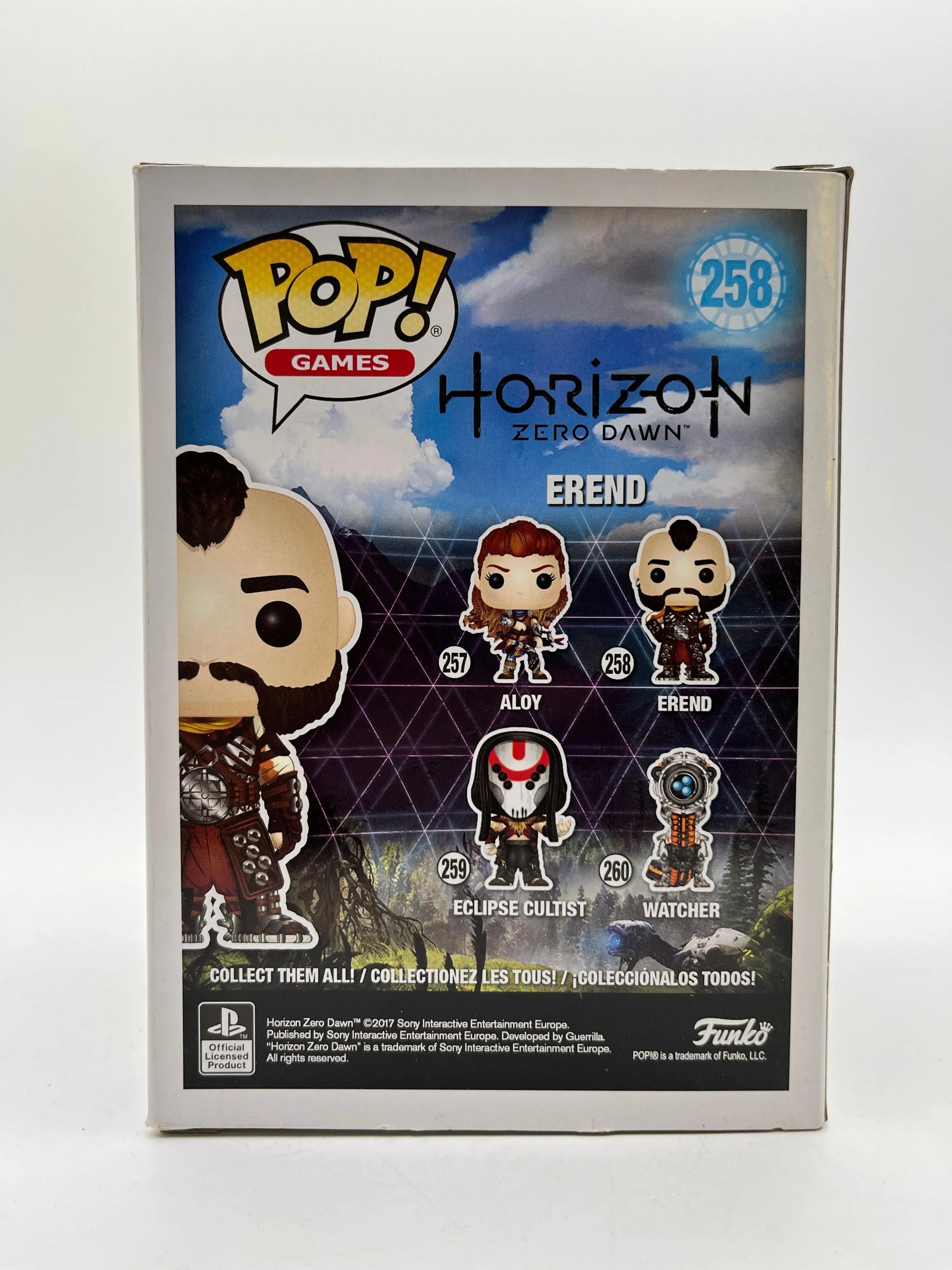 Funko POP! Games Horizon Zero Dawn Erend #258 FRENLY BRICKS - Open 7 Days
