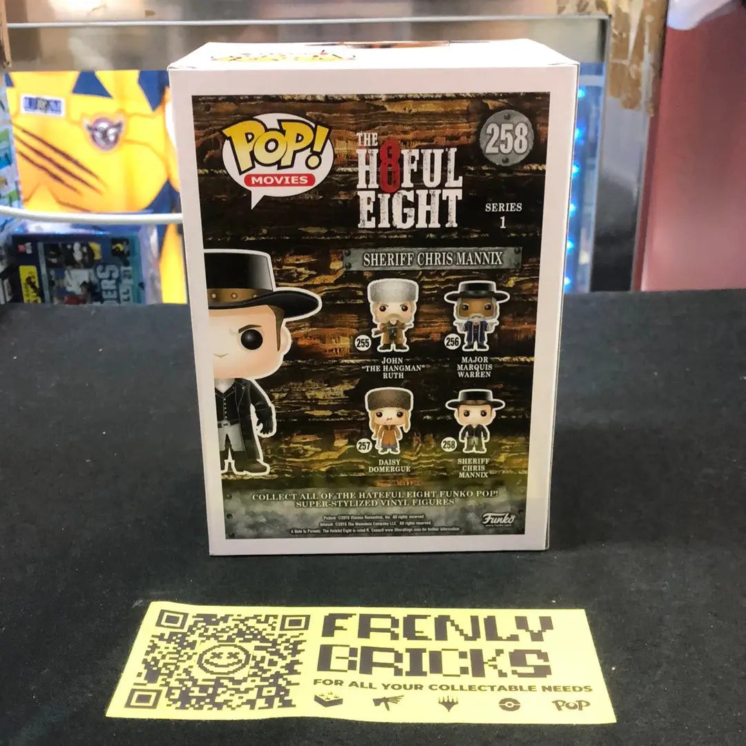 The Hateful Eight Sheriff Chris Mannix Pop! Vinyl Figure #258 FRENLY BRICKS - Open 7 Days