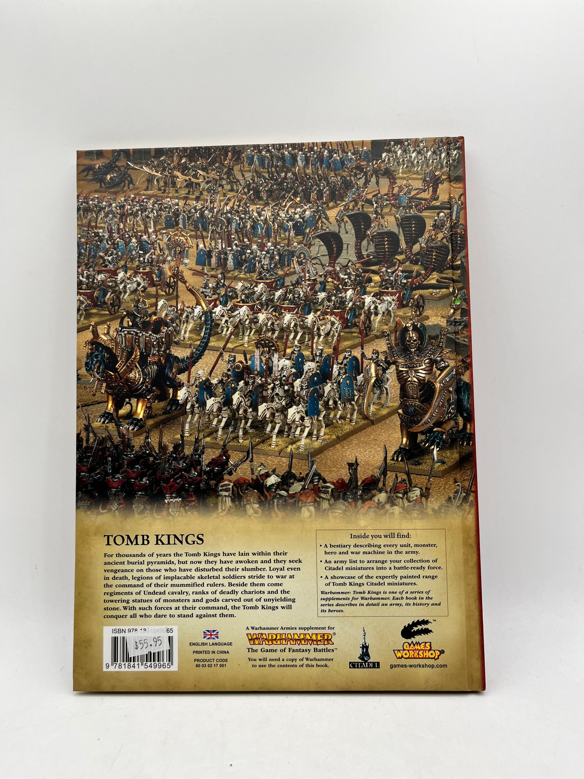 Warhammer Tomb Kings Warhammer Armies Hardcover 2010 Games Workshop FRENLY BRICKS - Open 7 Days