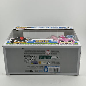 Funko POP! Games Sonic The Hedgehog - Shadow & Amy (2 pack) - Flocked Special Edition FRENLY BRICKS - Open 7 Days