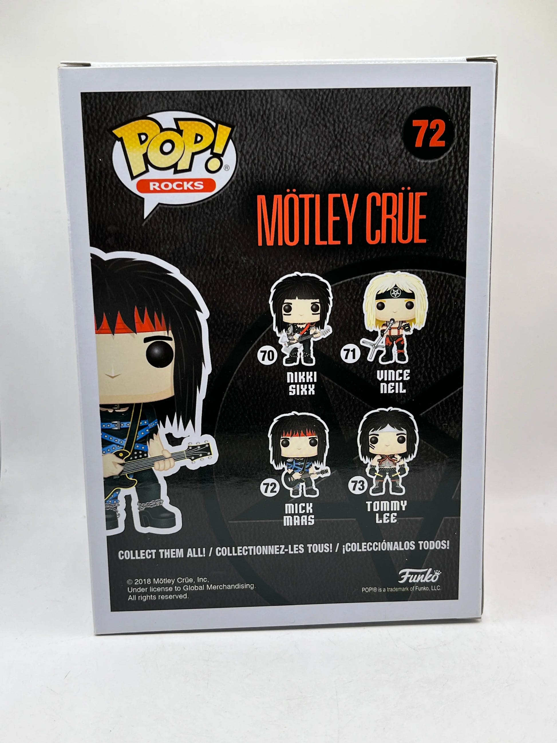 Funko POP! Rocks - Motley Crue - Mick Mars #72 - Vinyl Collectable FRENLY BRICKS - Open 7 Days image 3
