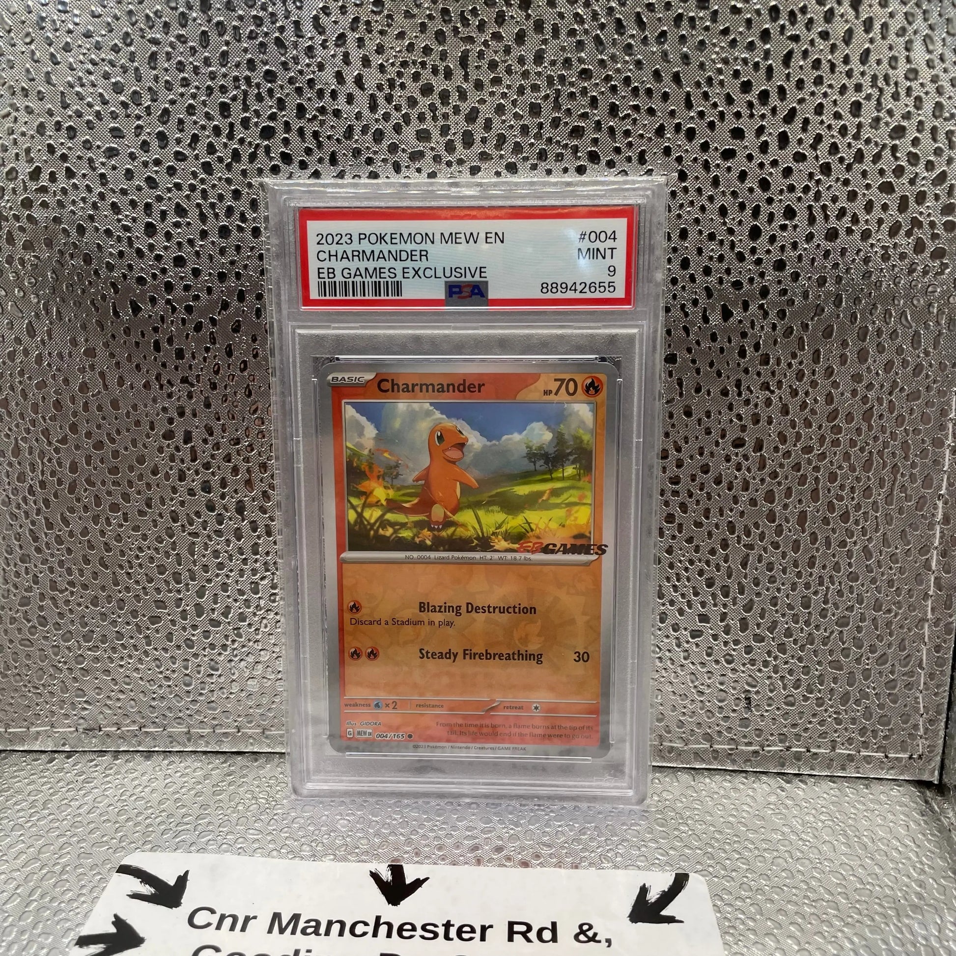 2023 Pokémon Charmander EB GAMES Exclusive #004 MINT 9 PSA FRENLY BRICKS - Open 7 Days