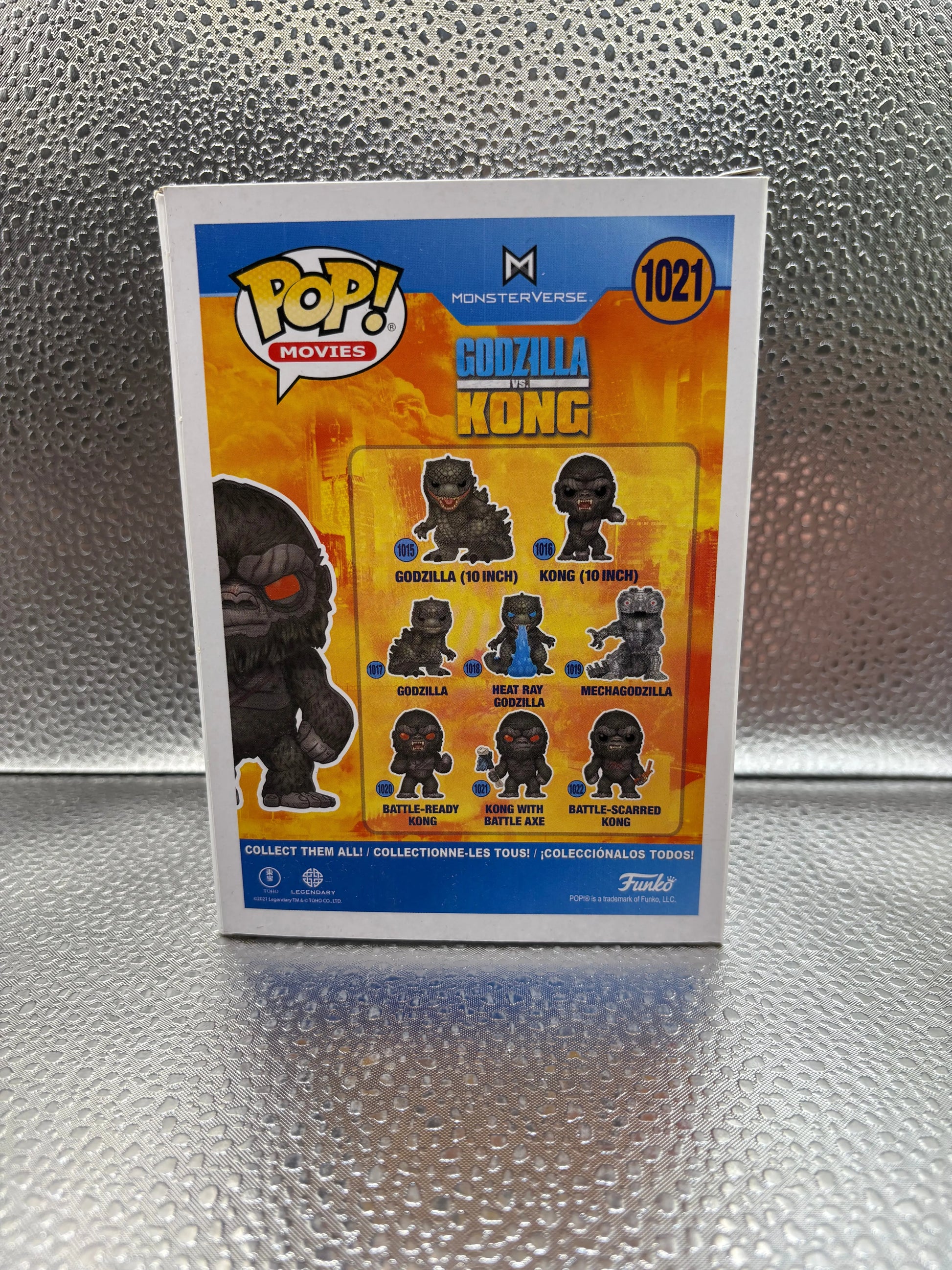 Funko Pop Vinyl #1021 Movies Kong With Battle Axe FRENLY BRICKS - Open 7 Days