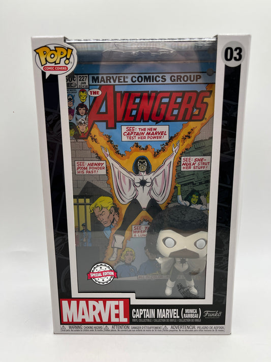 Funko POP! Comic Covers Marvel Captain Marvel (Monica Rambeau) #03 - Vinyl Collectable FRENLY BRICKS - Open 7 Days