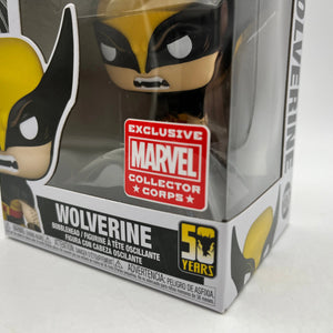 Funko POP! Marvel Wolverine #1376 50 Years - Exclusive Marvel Collectors Corps FRENLY BRICKS - Open 7 Days