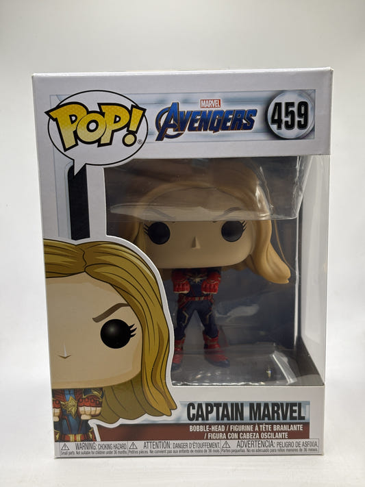 Funko POP! Marvel Avengers Endgame #459 Captain Marvel Bobble-Head — front
