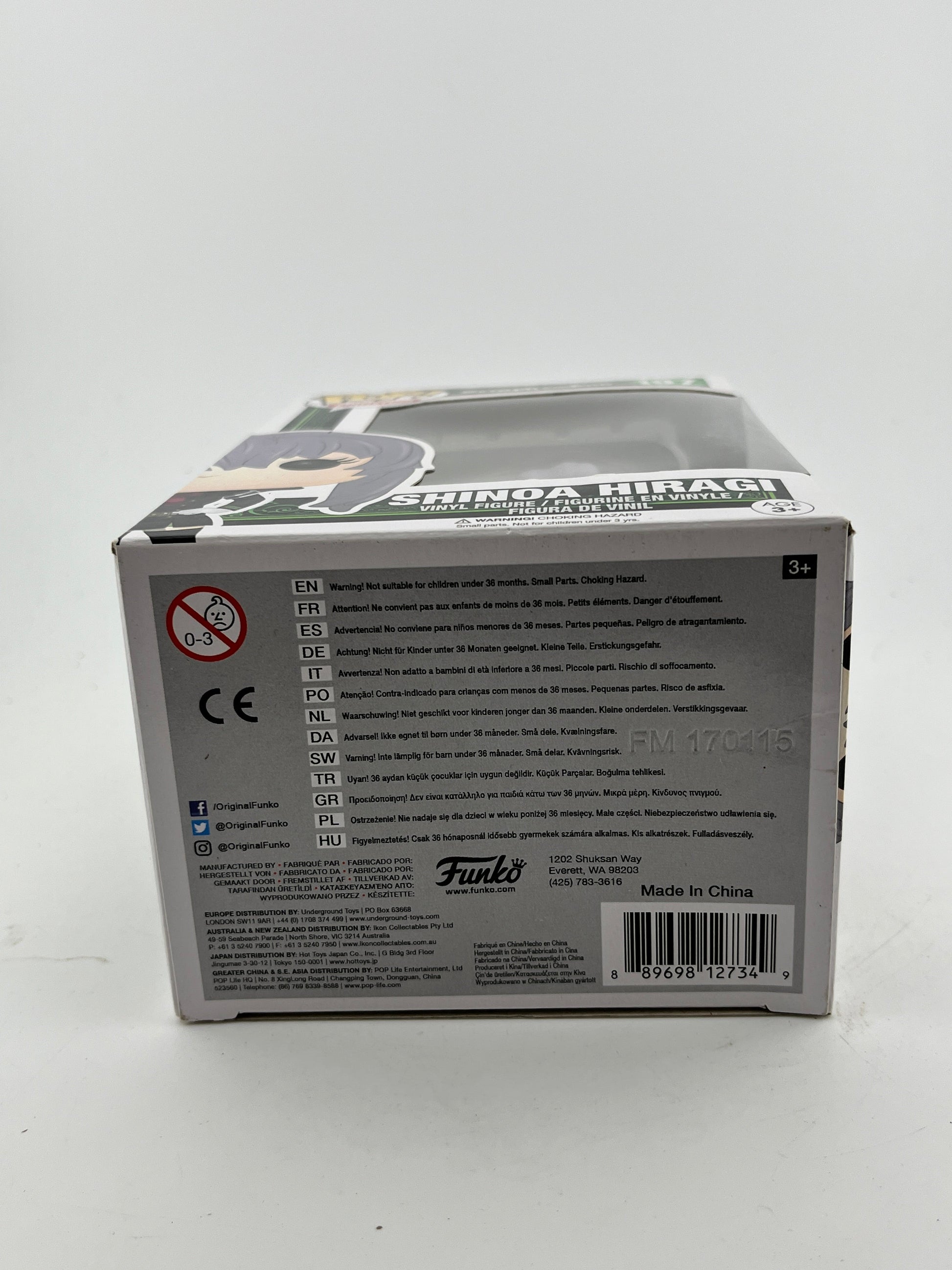 Funko POP! Seraph Of The End - Shinoa Hiragi #197 - Vinyl Collectable FRENLY BRICKS - Open 7 Days