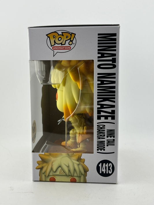 Funko POP! Naruto - Minato Namikaze (Nine Tail Chakra Mode) #1413 - Exclusive FRENLY BRICKS - Open 7 Days