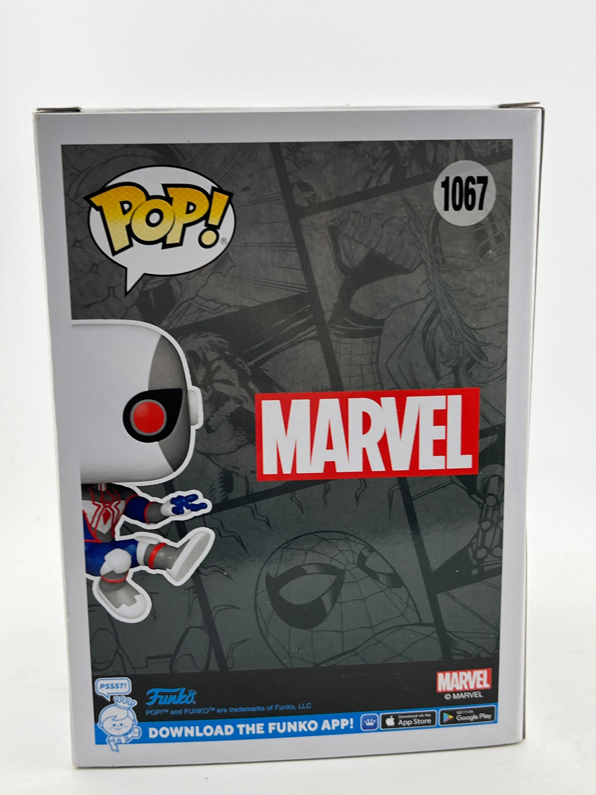 Funko POP! Marvel - Spider-Man (Big-Eyes Armor) #1067 - 2022 Limited Edition FRENLY BRICKS - Open 7 Days