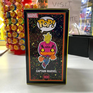 Captain Marvel Funko Pop! Vinyl Blacklight #908 Marvel - The Infinity Saga FRENLY BRICKS - Open 7 Days