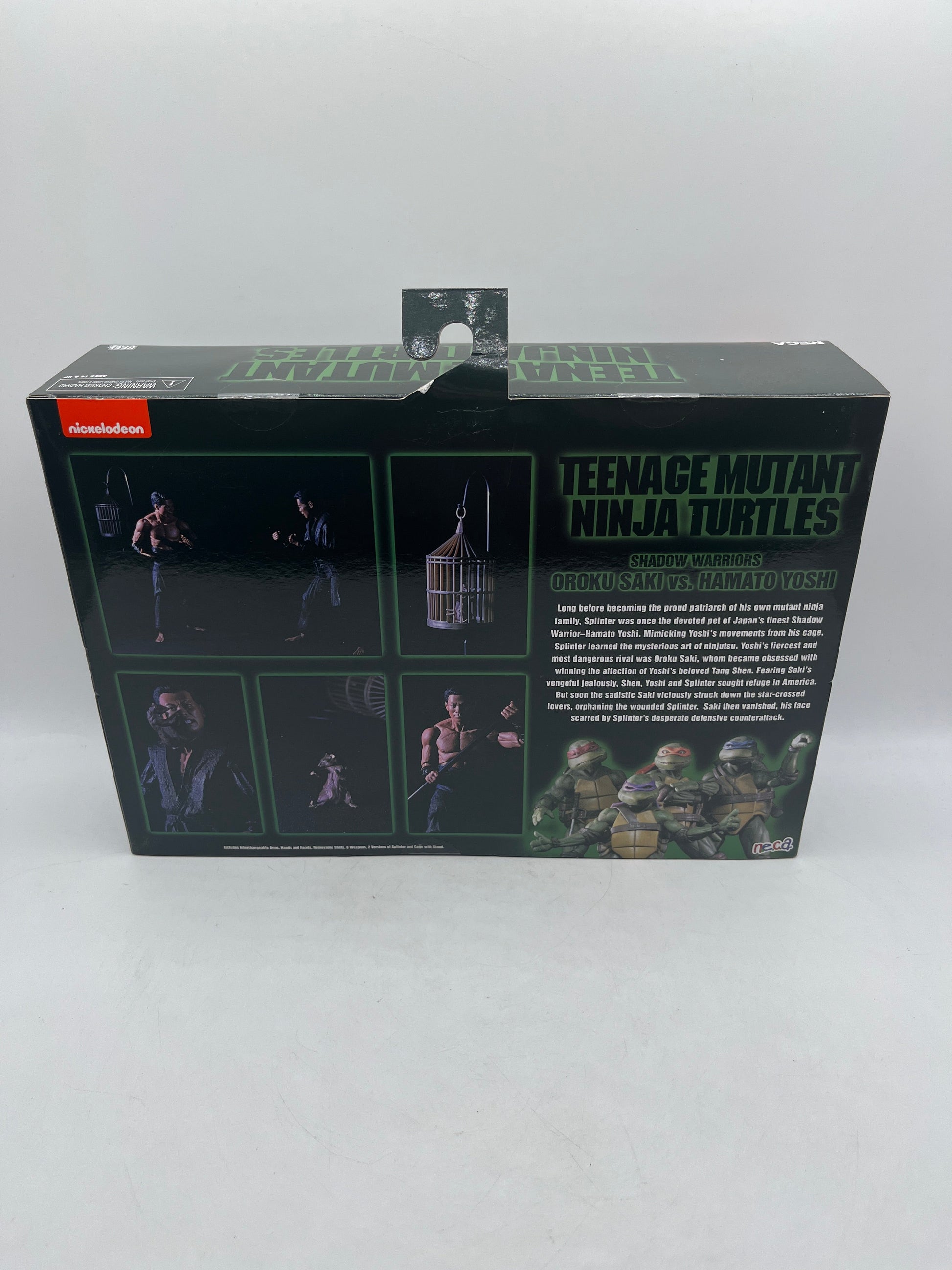 NECA TMNT 1990 Shadow Warrriors Oroku Saki and Hamato Yoshi Action Figure Pack FRENLY BRICKS - Open 7 Days