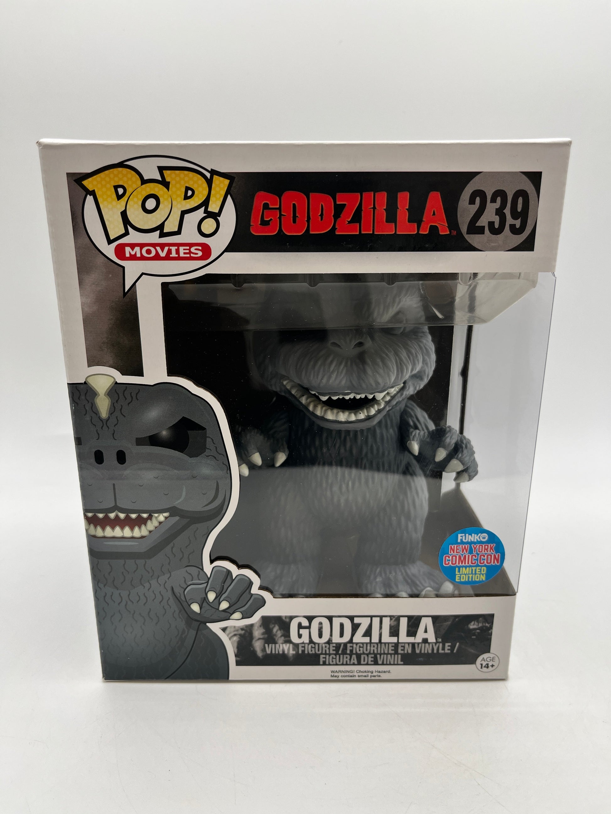 Funko POP! Movies Godzilla - Godzilla #239 - New York Comic Con Limited Edition FRENLY BRICKS - Open 7 Days