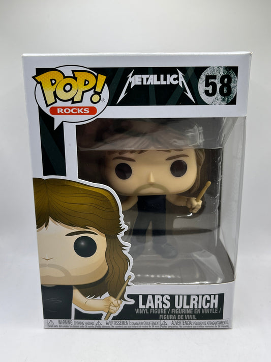 Funko POP! Rocks Metallic - Lars Ulrich #58 - Vinyl Collectable FRENLY BRICKS - Open 7 Days