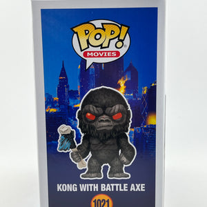 Funko POP! Movies Godzilla Vs. Kong - Kong With Battle Axe #1021 - Flocked Special Edition FRENLY BRICKS - Open 7 Days
