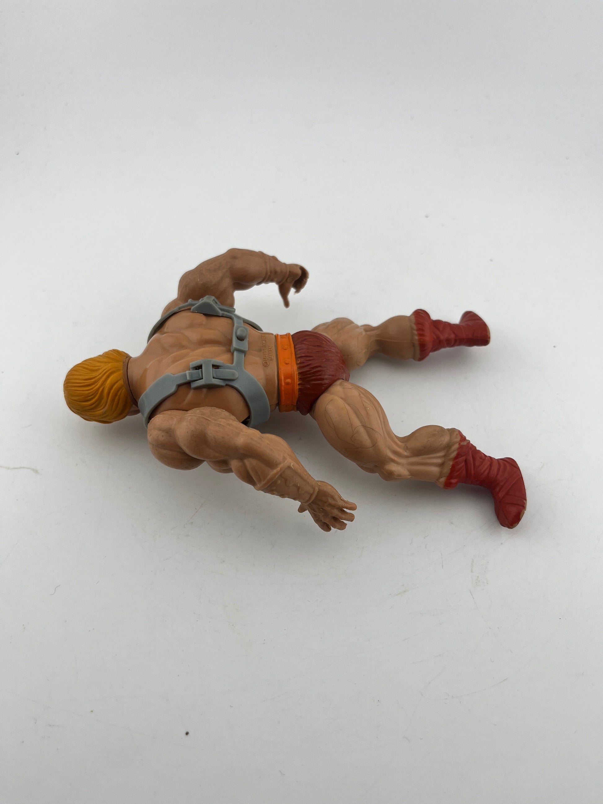Vintage He-Man - Masters Of The Universe - Soft Head 1981 - Missing Shield FRENLY BRICKS - Open 7 Days