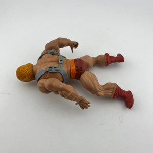 Vintage He-Man - Masters Of The Universe - Soft Head 1981 - Missing Shield FRENLY BRICKS - Open 7 Days